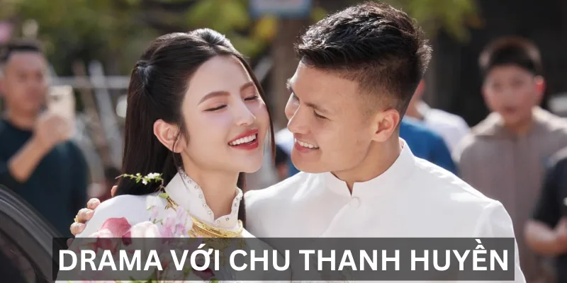 Nguyễn Quang Hải dính drama cùng vợ Chu Thanh Huyền