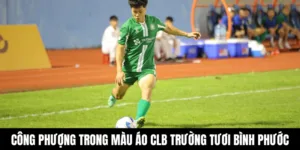 Nguyễn Công Phượng trong màu áo Trường Tươi Bình Phước