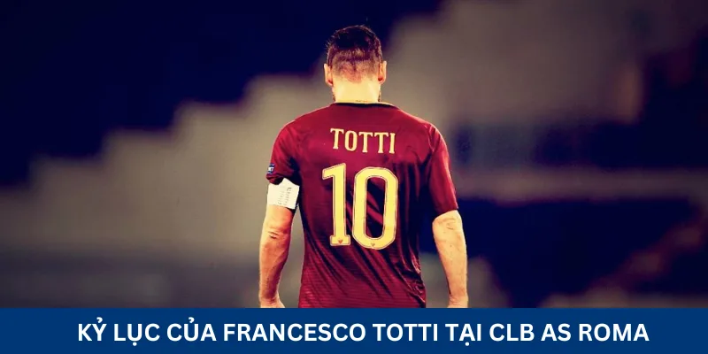 KỶ LỤC CỦA Francesco Totti TẠI CLB AS ROMA